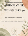 ADHD Planner for Women Over 40