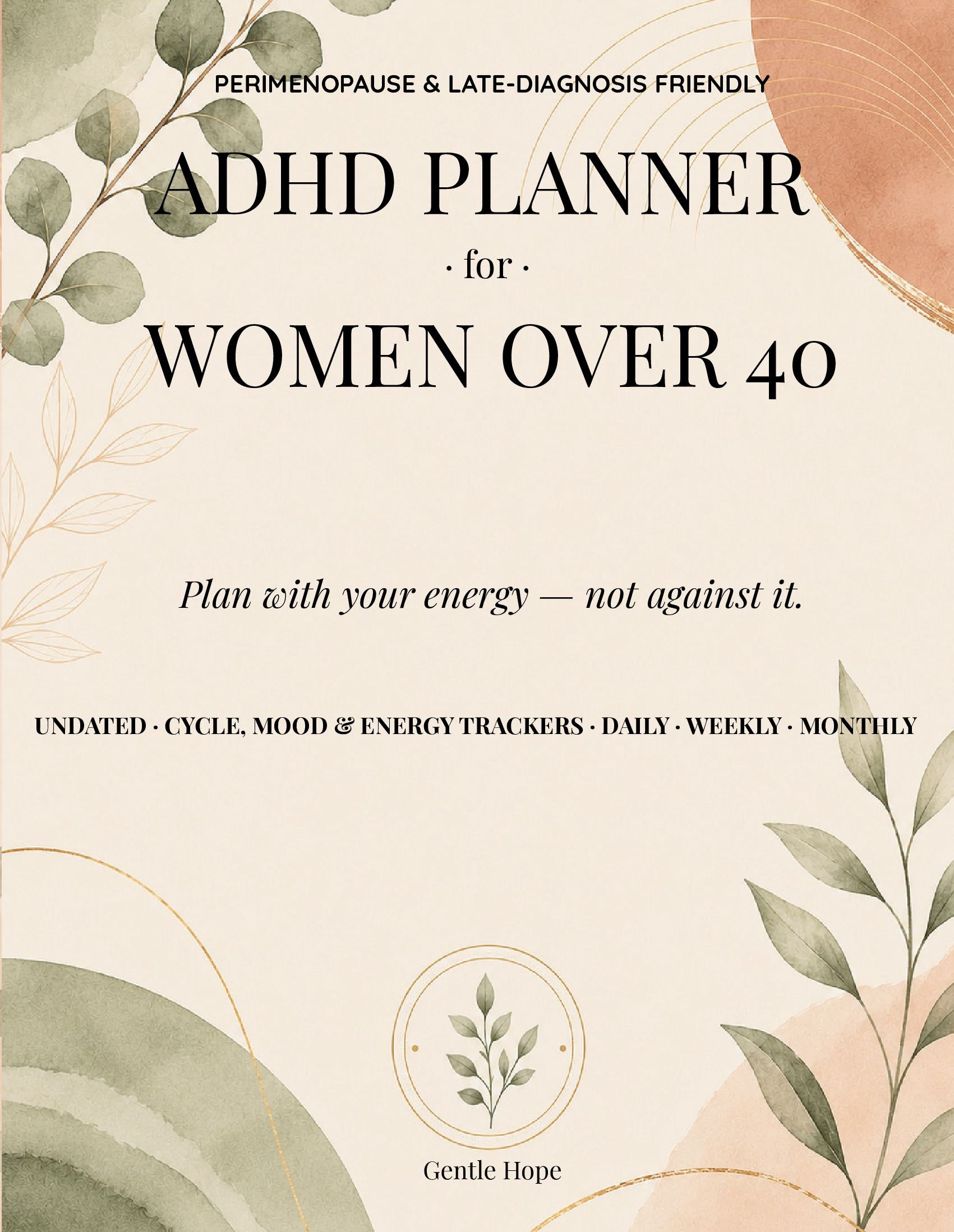 ADHD Planner for Women Over 40